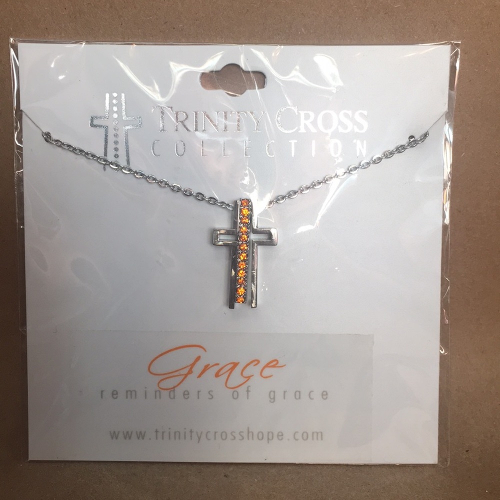 Trinity Cross Necklace - Grace